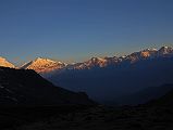 18 Dhaulagiri, Tukuche Peak, Dhampus Peak And Other 6000m Mountains At Sunrise From Camp Below Mesokanto La The sunrise view to Dhaulagiri, Tukuche Peak, Dhampus Peak and other 6000m mountains was magnificent from the camp just below the Mesokanto La.